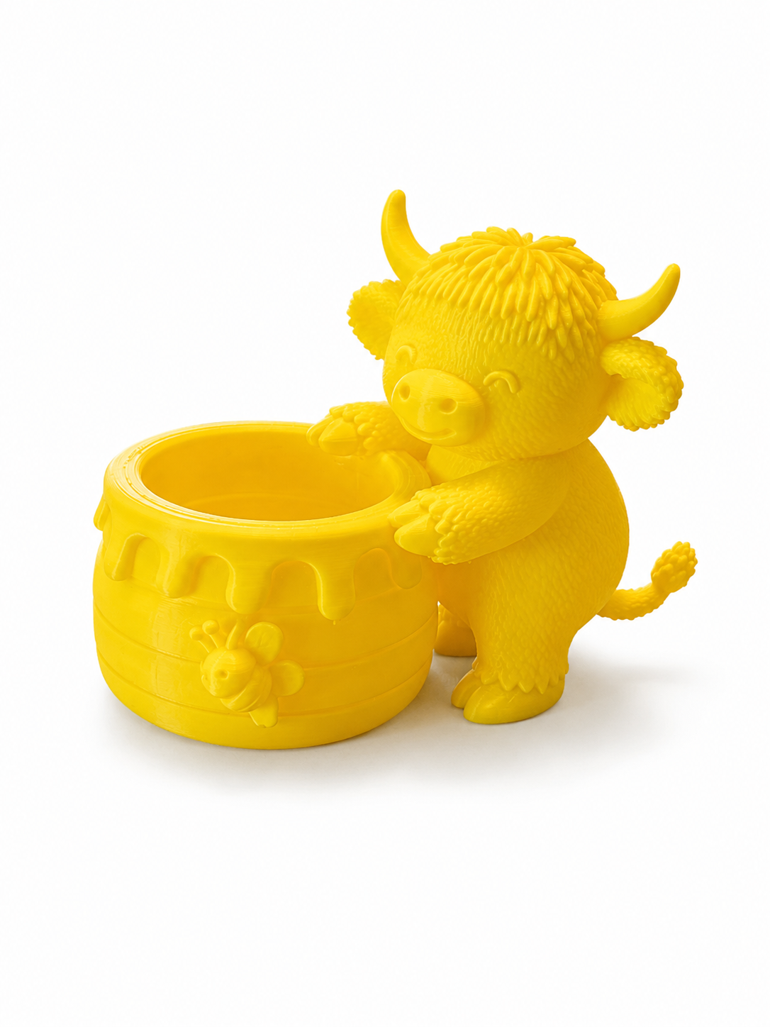🐮 Highland Cow Desk Buddy Planter