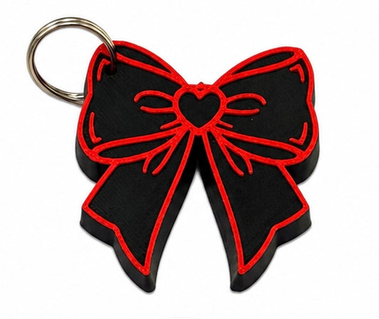 Red and Black Bow