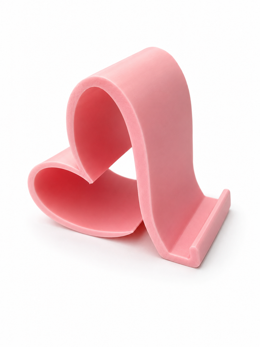 3D Printed Heart-Shaped Phone Holder