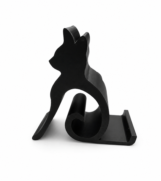 Minimalist Cat Phone Stand